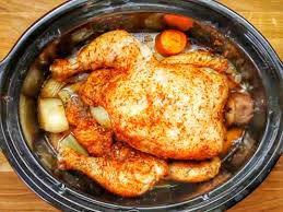 Here's How You Slow Cook An Entire Chicken