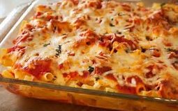 Chicken Parmesan Baked Penne Recipe