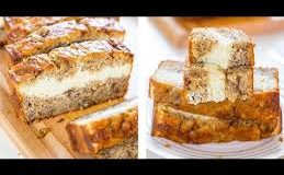 Cream Cheese Filled Banana Bread Recipe