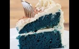 Rice Cooker Blue Velvet Cake