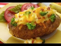 Stuffed potatoes recipe